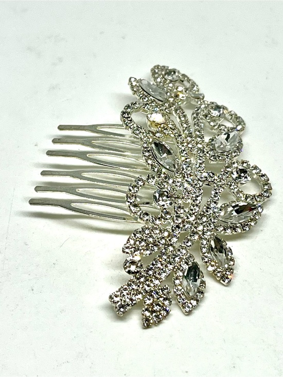 Accessories - Silver Crystal Bridal Hair Comb